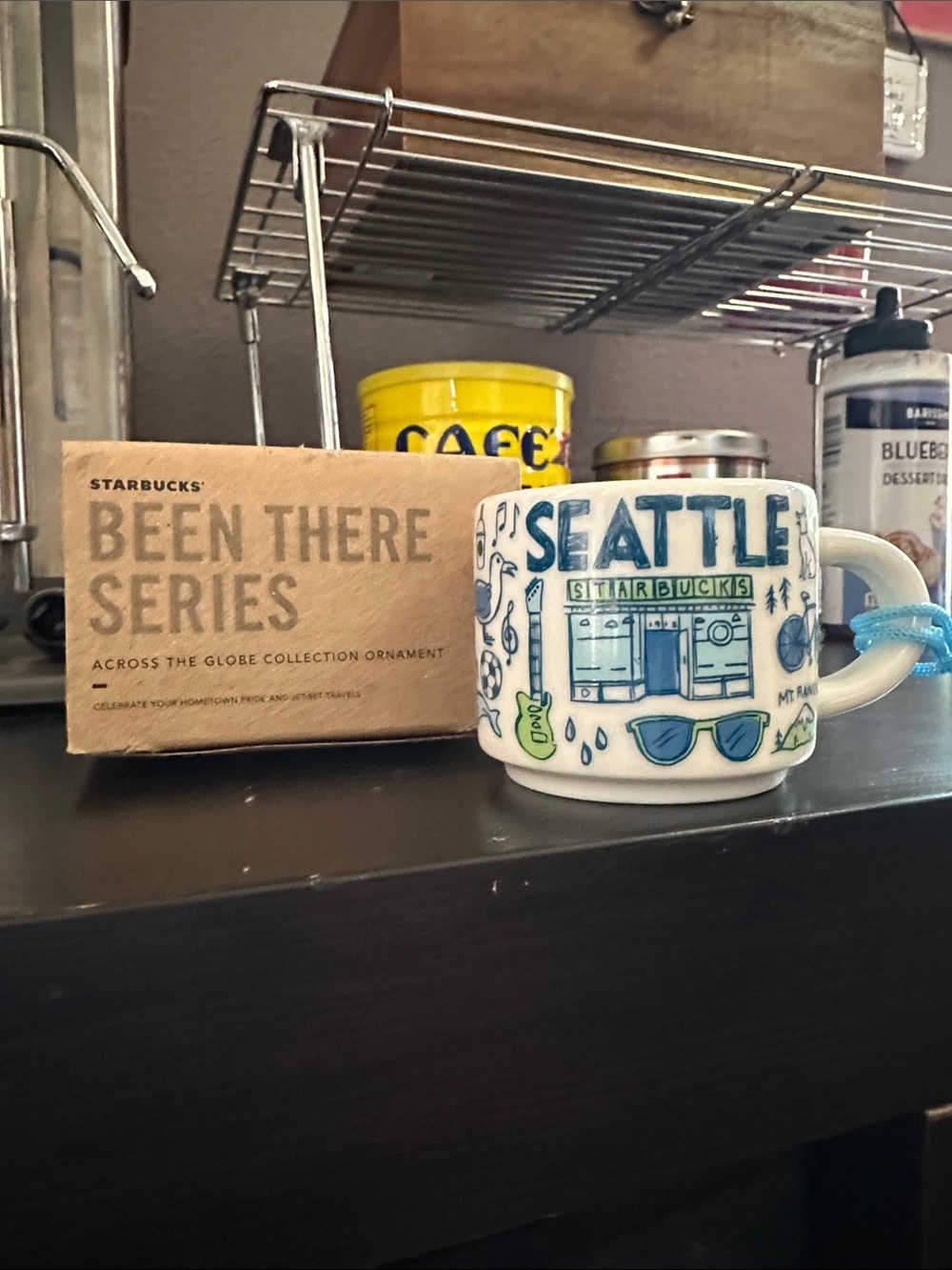 Starbucks Seattle Been There Series 2018 Mug Ornament w/ Box